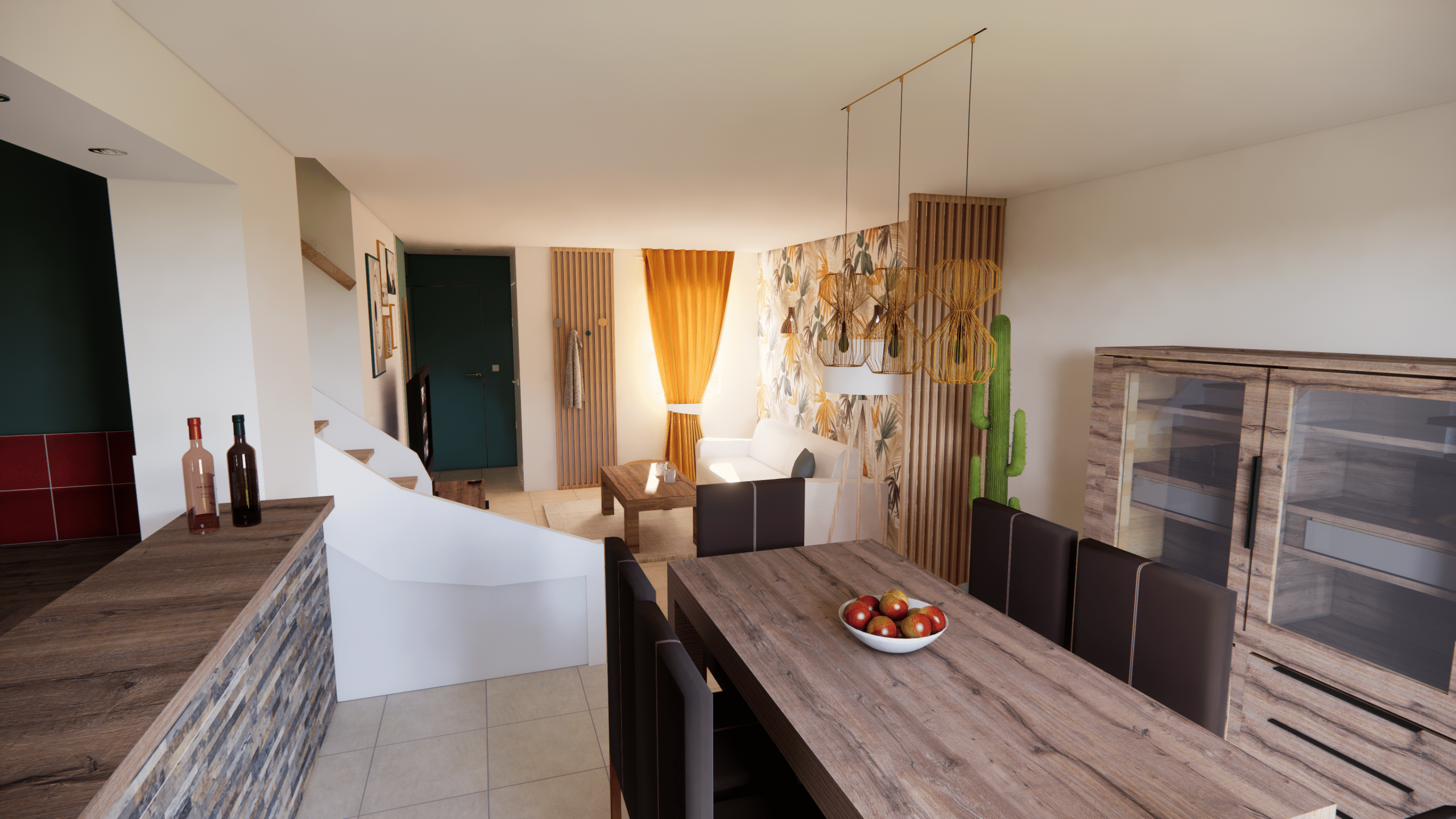 Séjour décoration projet 1